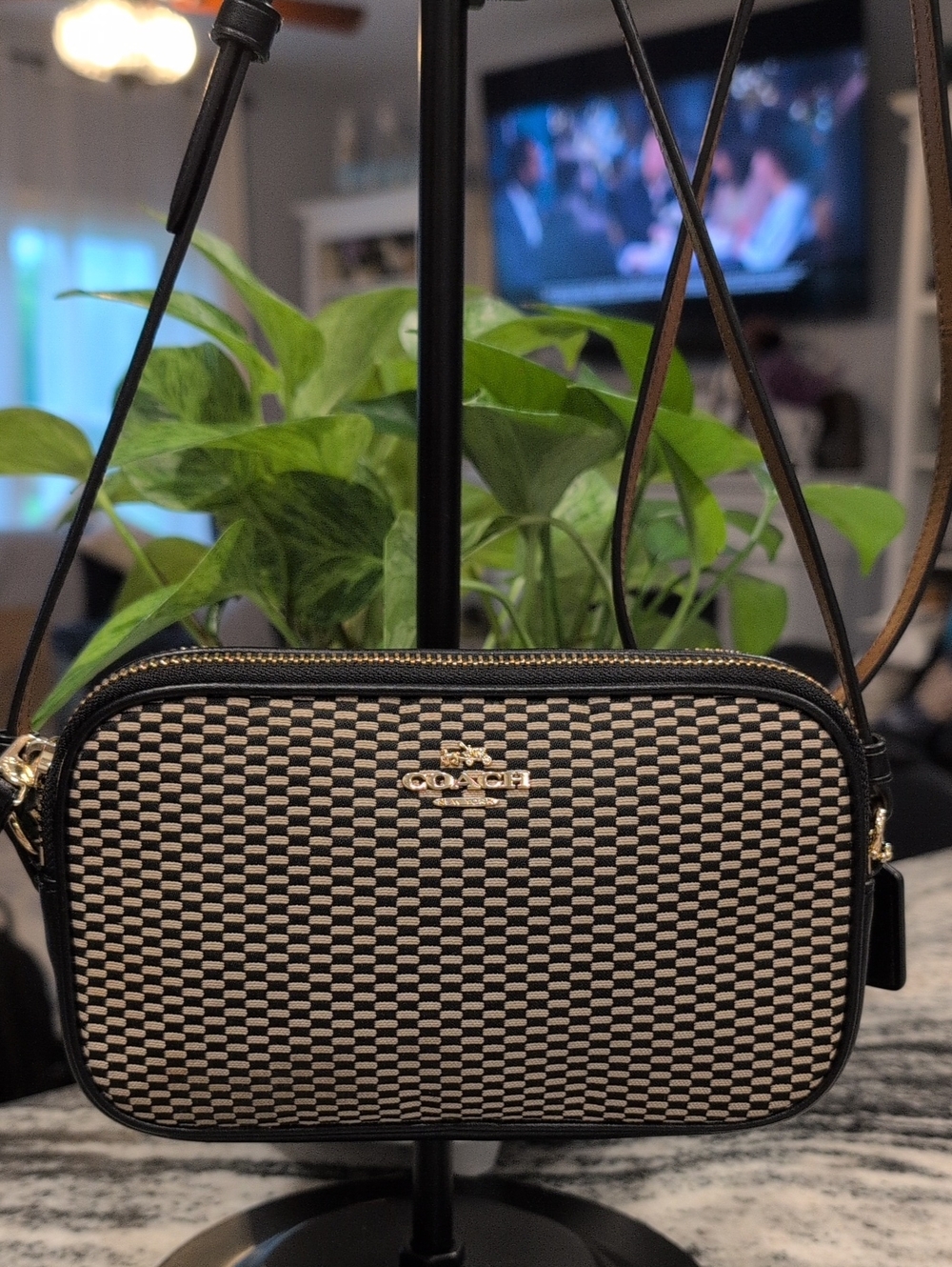Coach Legacy Jacquard Camera Crossbody Bag